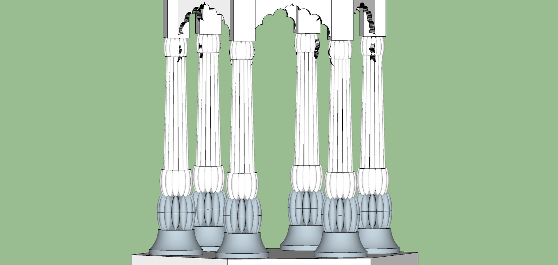 3D Indian Chatri Modal - TurboSquid 1547805