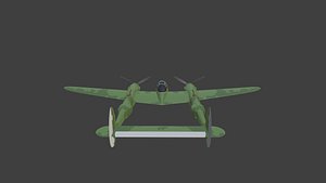 P-38 Lightning 3D