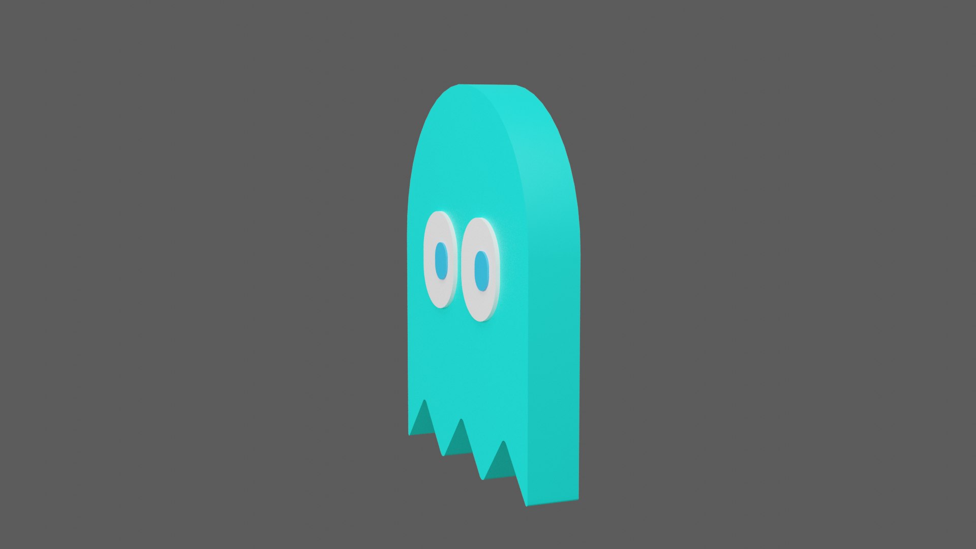 3d Pacman Ghost Inky Turbosquid 2045688 5444