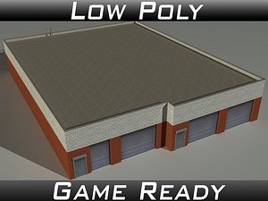 3D factory building 20