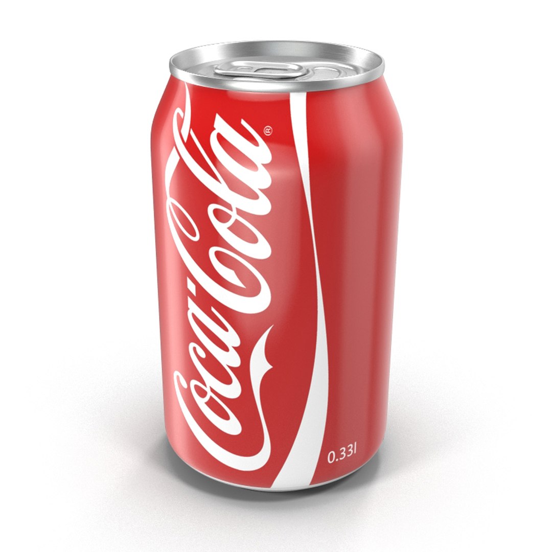 Aluminum 0 33l Coca Cola 3d Model