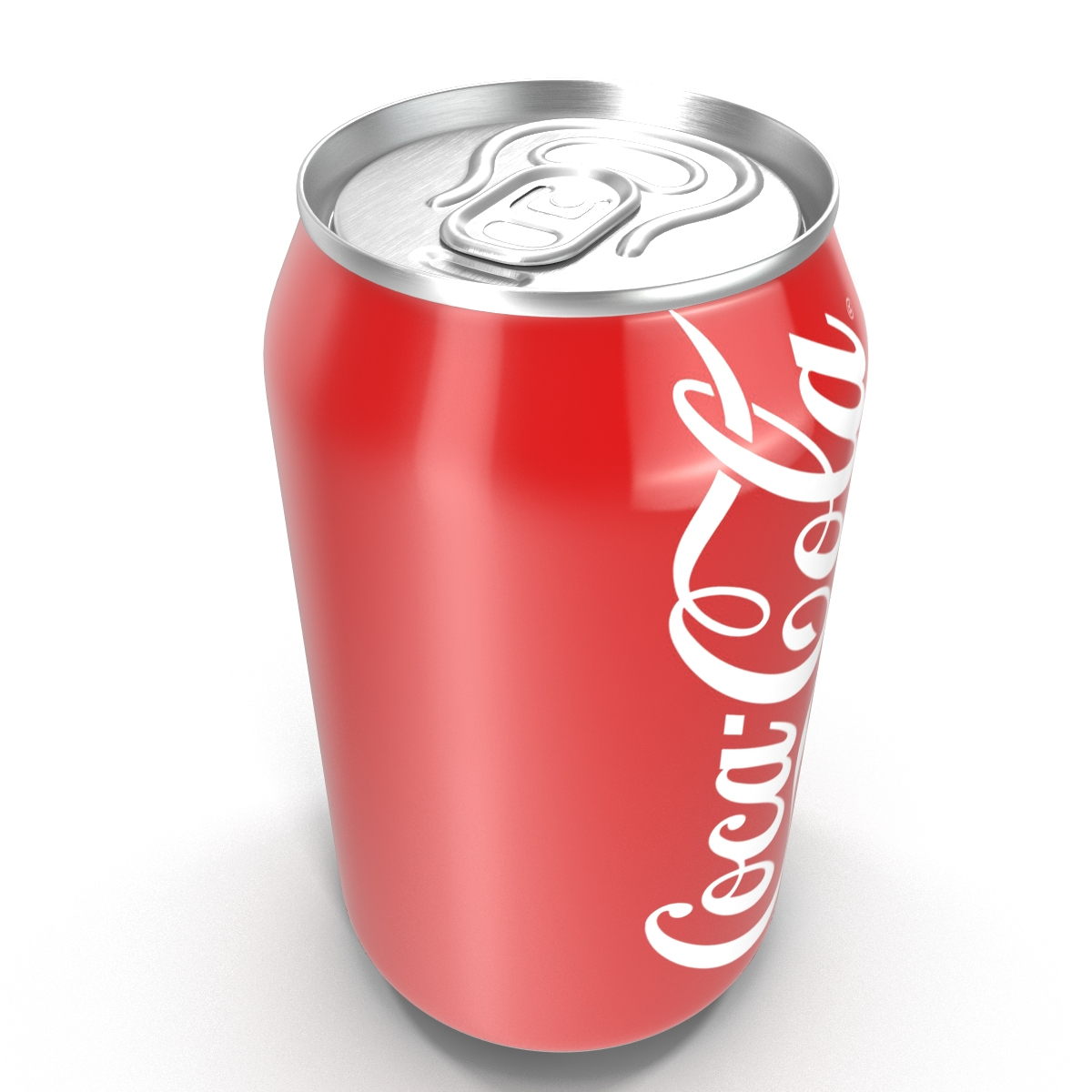 aluminum 0 33l coca cola 3d model