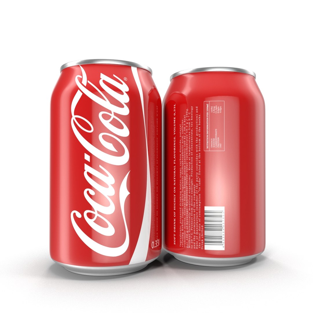 Aluminum 0 33l Coca Cola 3d Model