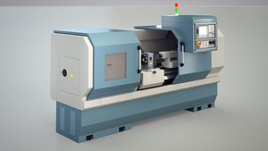 CNC Lathe SMTCL KE80 2000 3D model