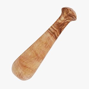 Wood pestle 3D