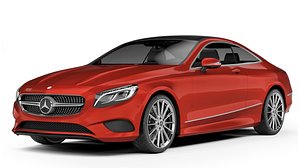3D Mercedes-Benz S-Class Coupe 2015
