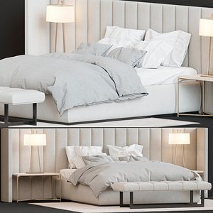 bed - provence 3D model