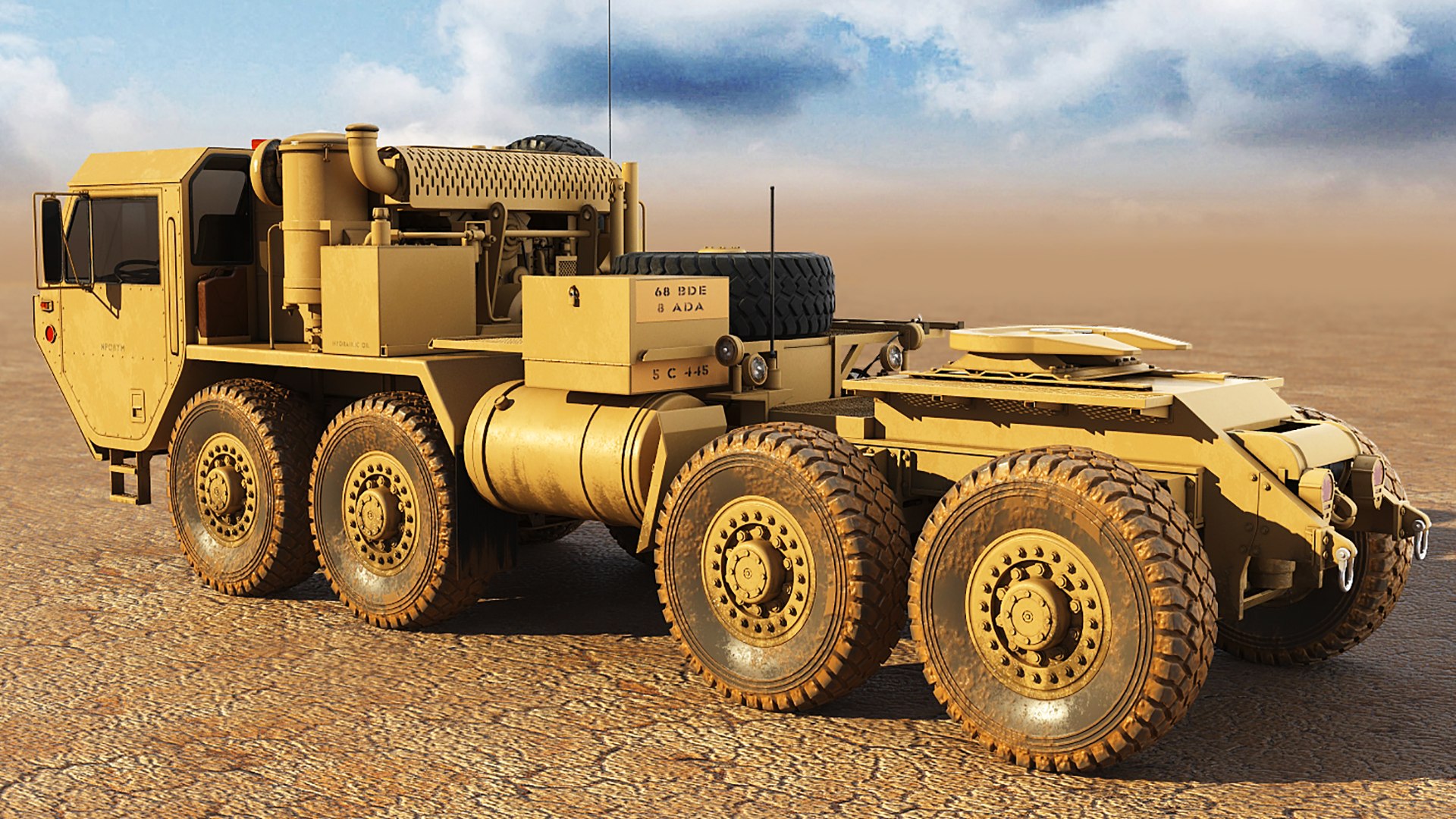 3D Model Hemtt Oshkosh Truck - TurboSquid 1159786