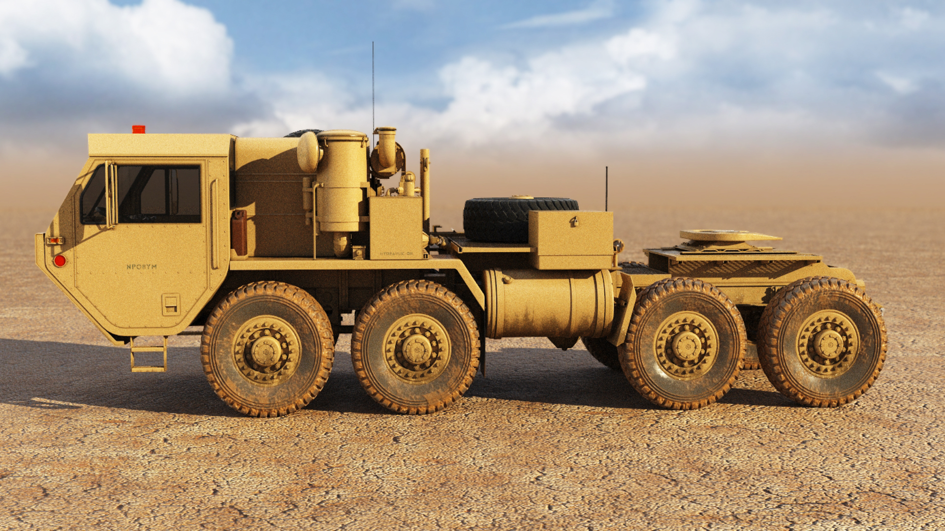 3D Model Hemtt Oshkosh Truck - TurboSquid 1159786