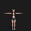 billie Eilish 3D 模型 - 超逼真