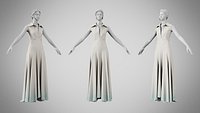 Dress 55 Crispy Ivory