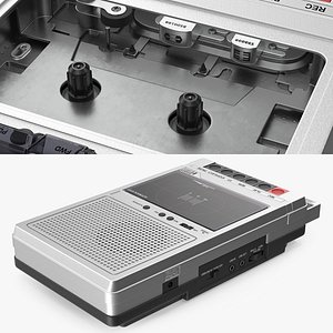 QFX Retro 39 Tape Recorder Silver