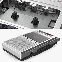 QFX Retro 39 Tape Recorder Silver