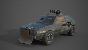 post apocalyptic monster golf 3D model