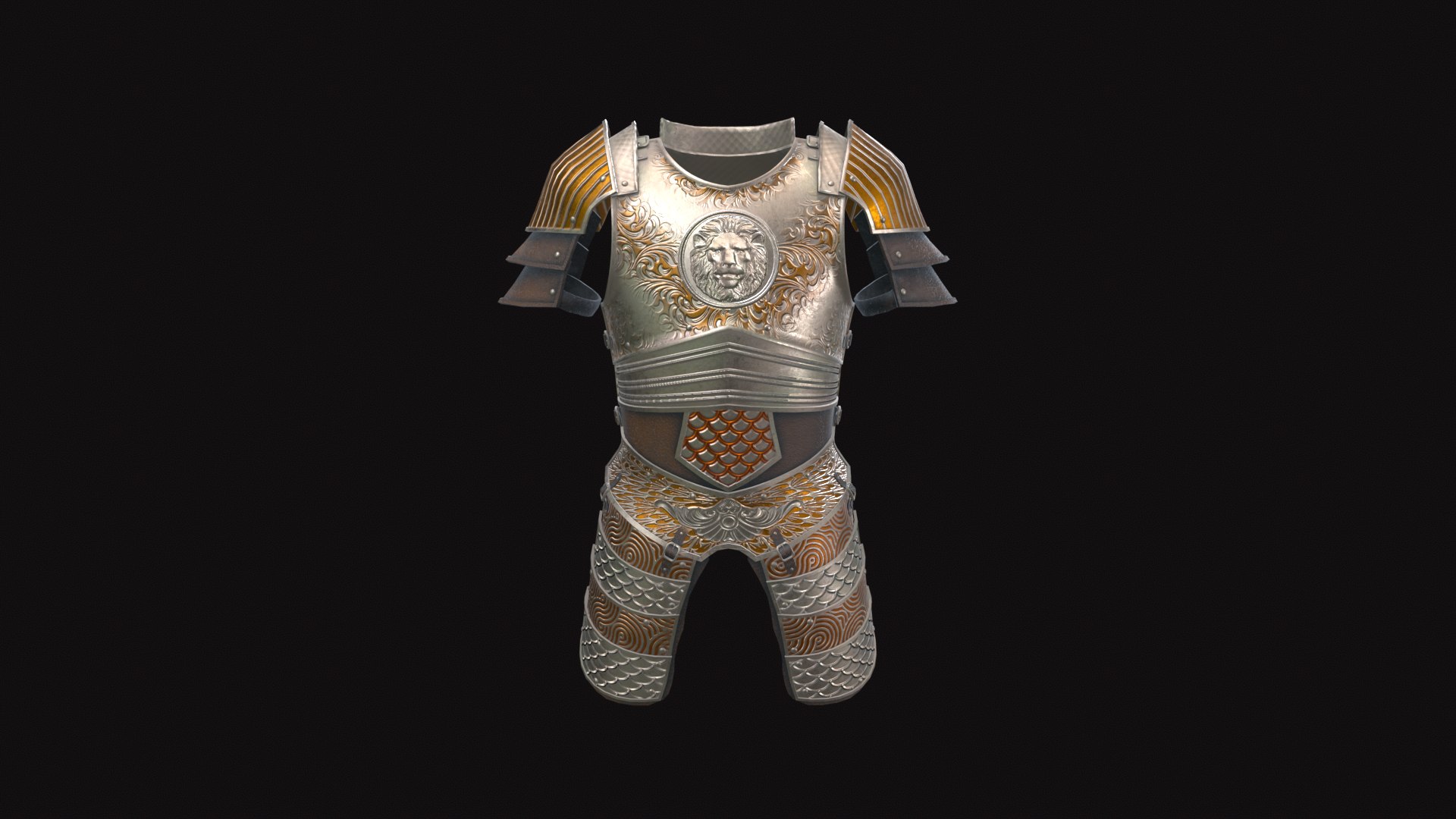 Medieval Armor Metal 03 3D Model - TurboSquid 2319001