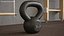 Kettlebell de treinamento fundido sólido 30 lb