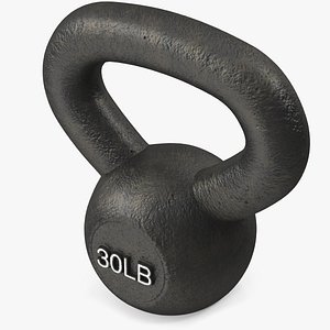 Solid Cast Training Kettlebell 30lb
