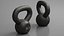 Kettlebell de treinamento fundido sólido 30 lb