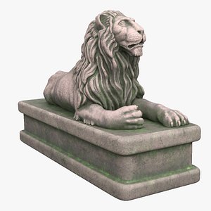 Lion statue 3D