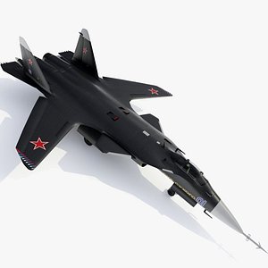 russian sukhoi su-47 berkut 3ds