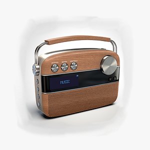 3D Retro Portable Digital Music Player
