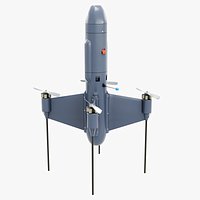 Ukrainian Bagnet VTOL Kamikaze Drone - Loitering Munition PBR