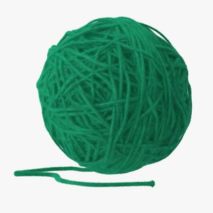 Ball of Yarn Dark Green