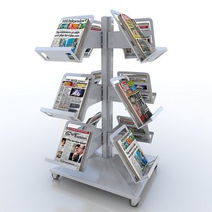 newspaper tree stand 3d 3ds