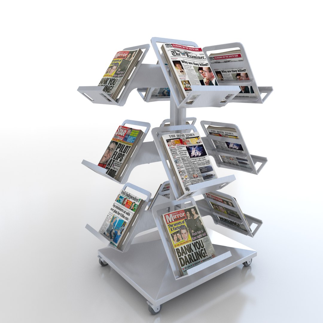 Newspaper Tree Stand 3d 3ds