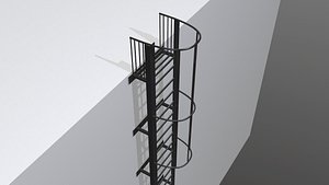 escape stairs model