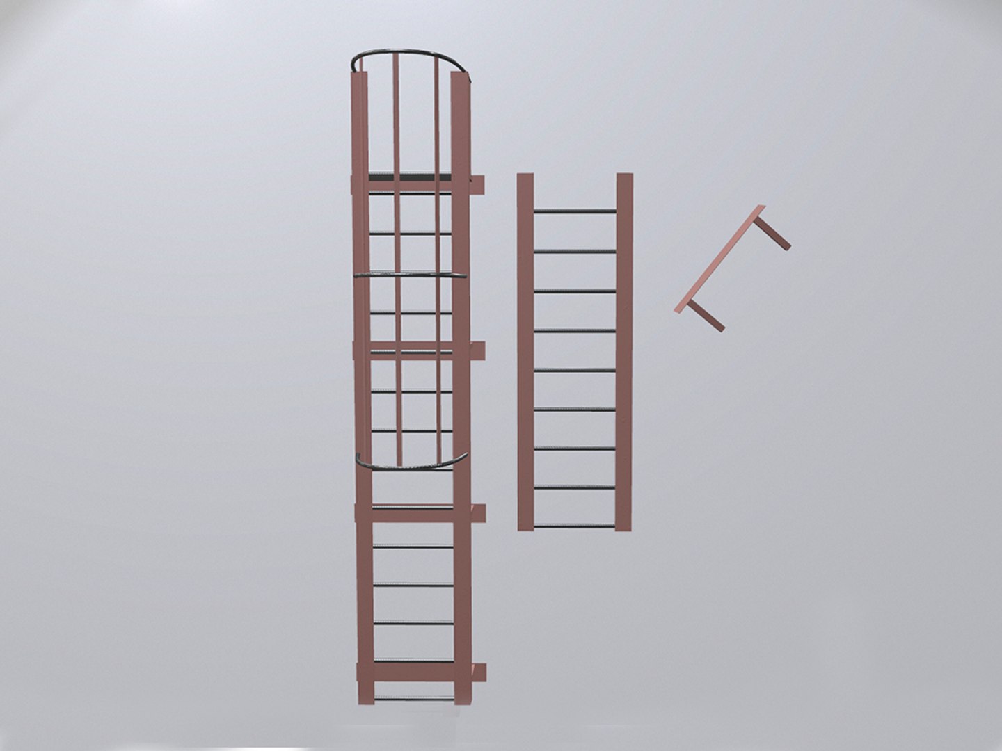 Escape Stairs Model - TurboSquid 1558853