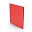 Red Enterence Metal Door