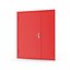 Red Enterence Metal Door