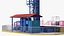 Equipo del parque de atracciones Sky Drop Rigged