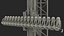 Equipo del parque de atracciones Sky Drop Rigged