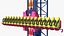 Equipo del parque de atracciones Sky Drop Rigged