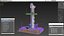 Equipo del parque de atracciones Sky Drop Rigged