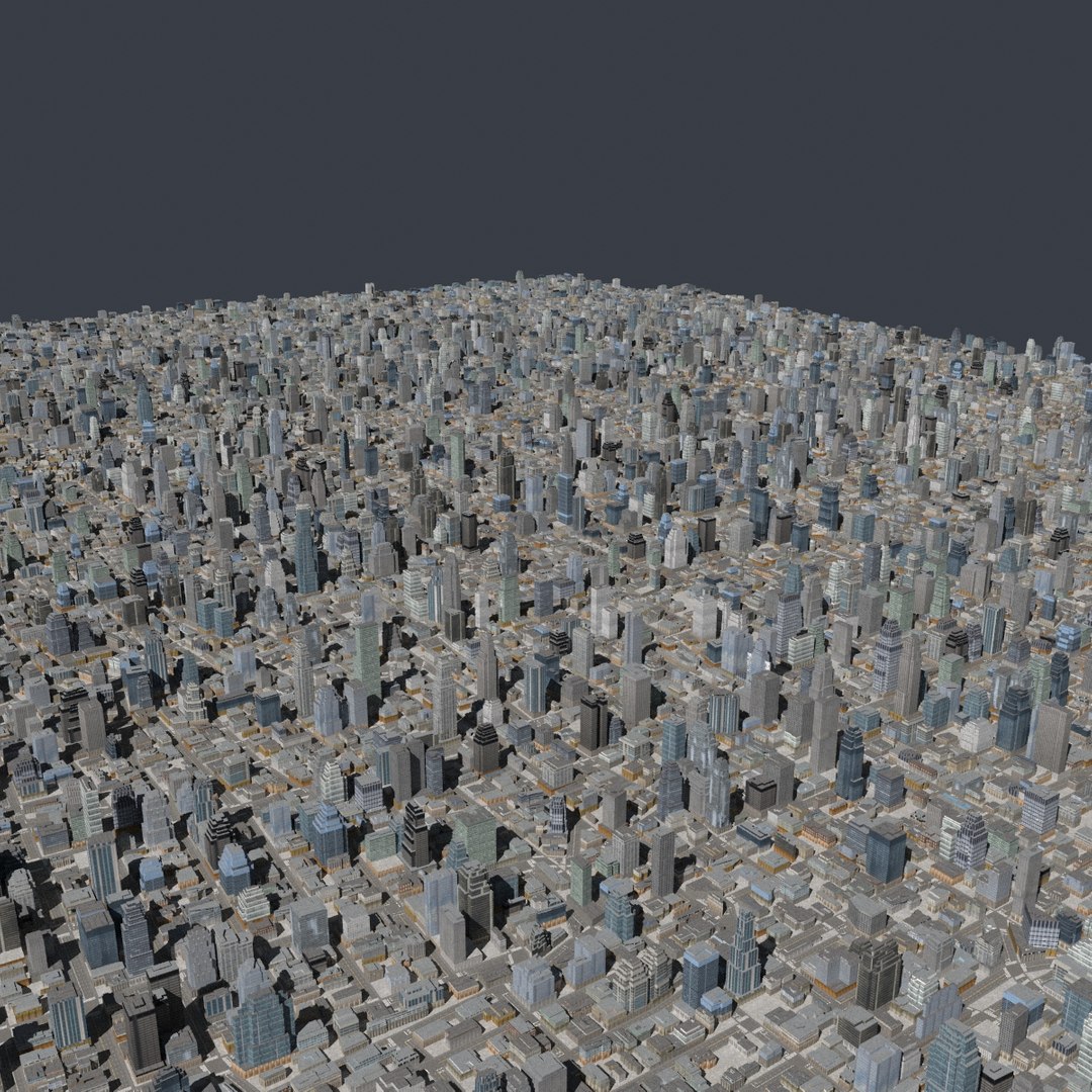 3ds Max Cityscape Scene Highrise