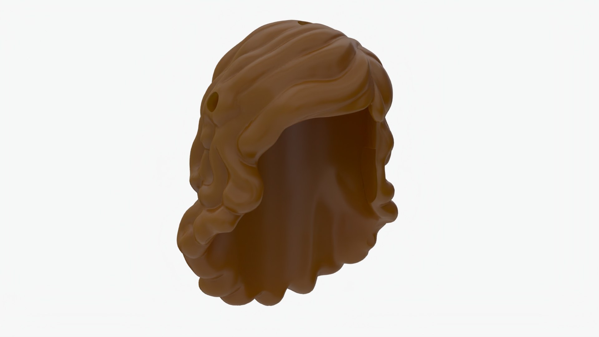 lego 3D Scan long curl hair A1 Modelo 3D TurboSquid 1908625
