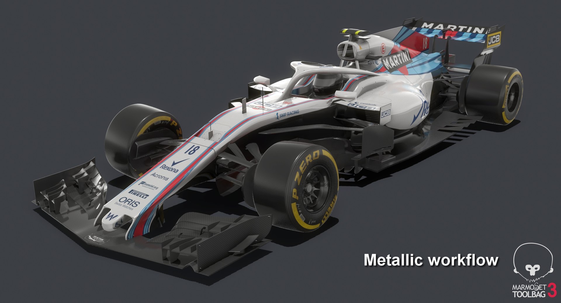 3D Williams Fw41 Formula 1 - TurboSquid 1256489