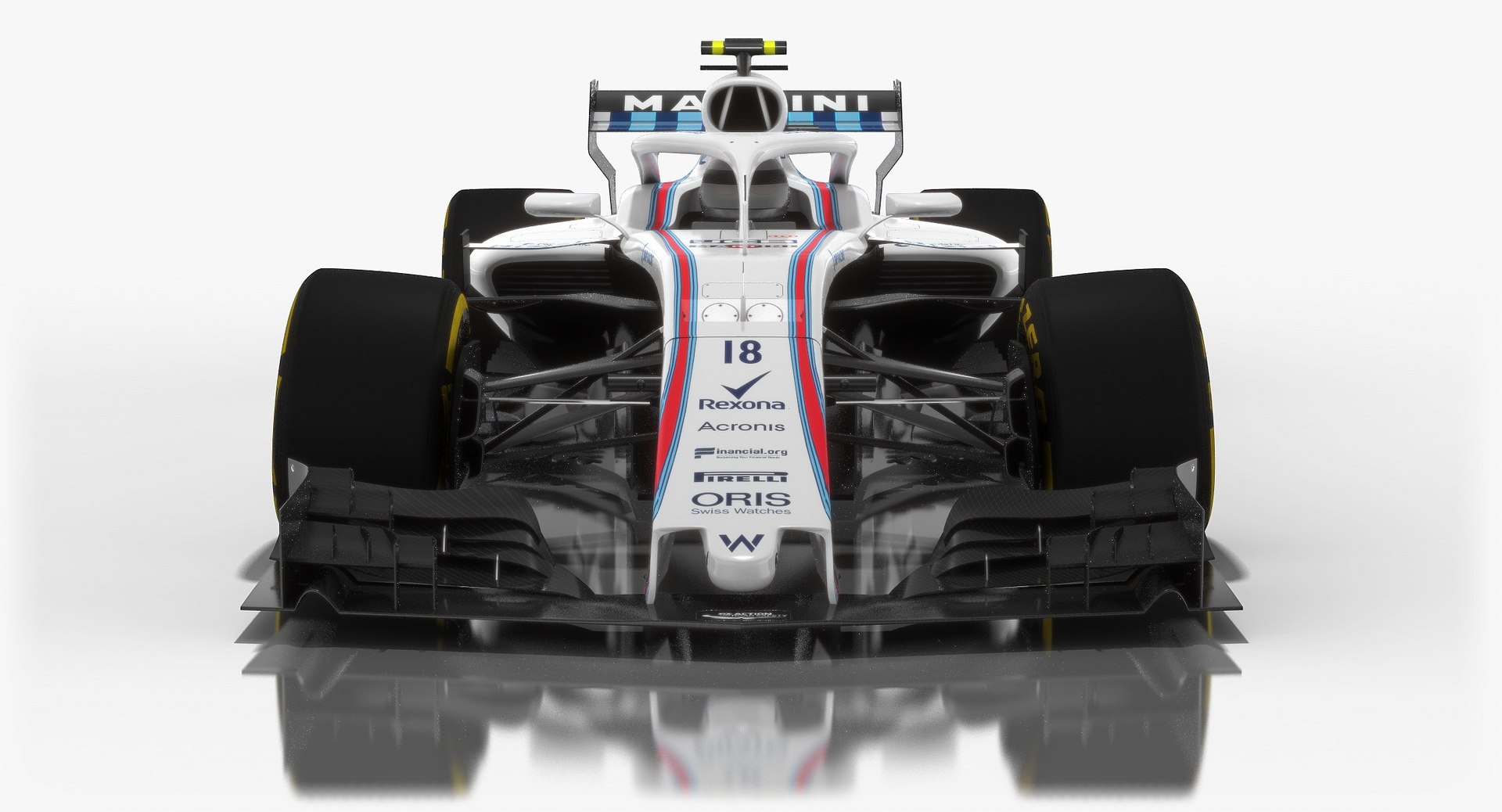 3D Williams Fw41 Formula 1 - TurboSquid 1256489