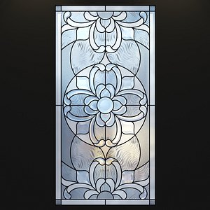 3D glass stained stained-glass