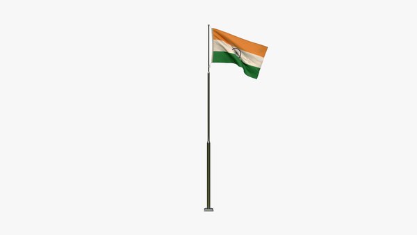Animated India Flag model - TurboSquid 1797204