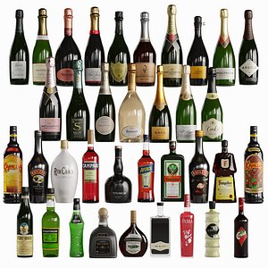 Realistic Moet Chandon 3D Model $19 - .3ds .blend .dae .fbx .obj .max -  Free3D