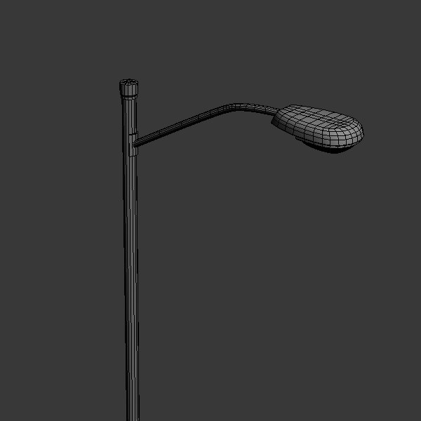 3d model streetlight light street