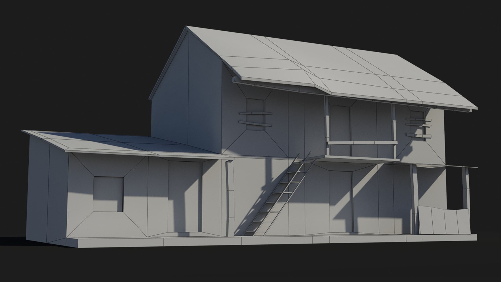 ready slum hut shack 3D model https://p.turbosquid.com/ts-thumb/JG/2cnnnZ/jSWnezNT/wire_a/jpg/1608447785/1920x1080/fit_q87/af0ac1b4975e88f176770aa51990c79d1b90a417/wire_a.jpg