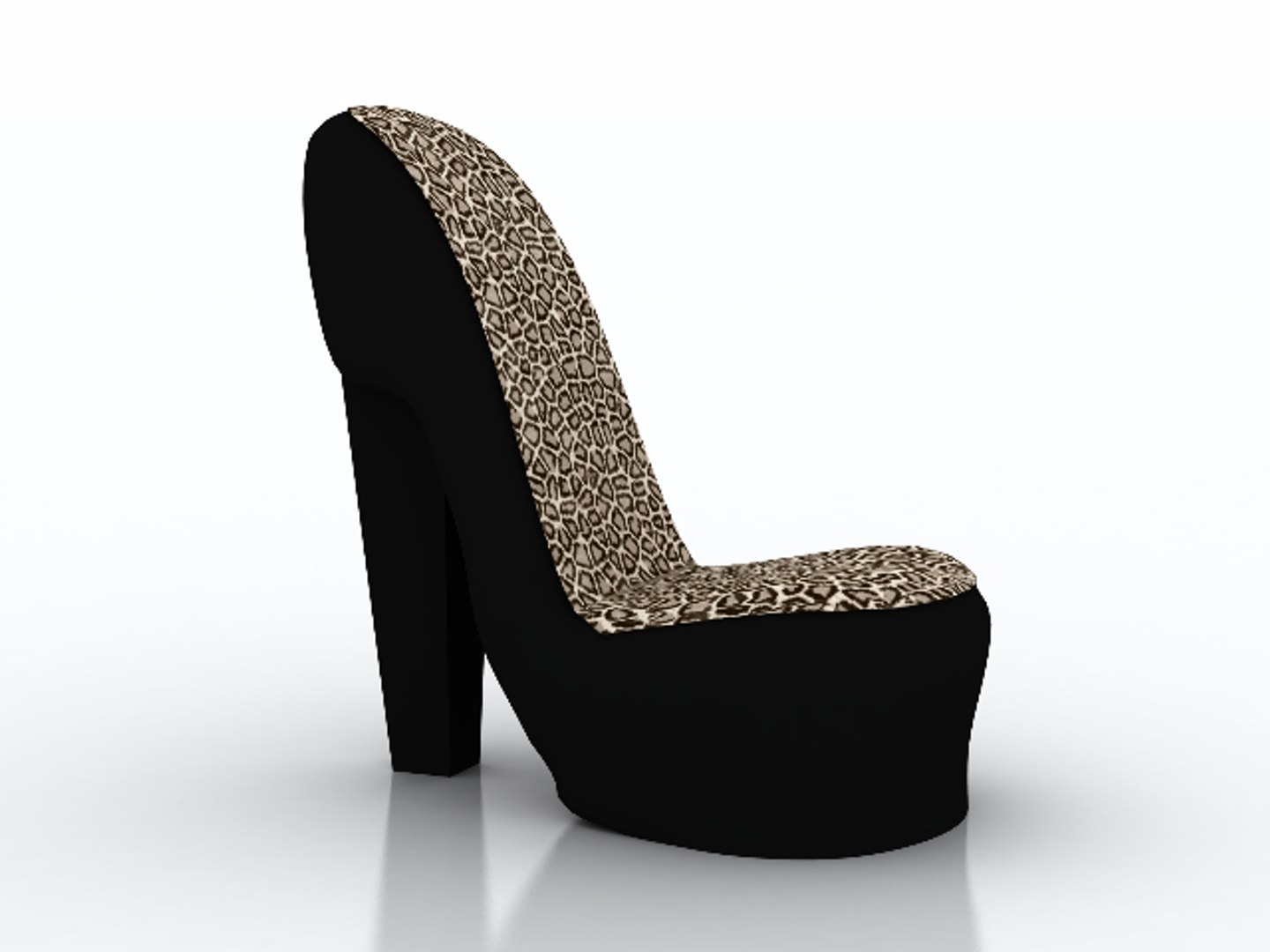 3d Shoe Chair Furniture Model