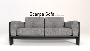 3D scarpa sofa model