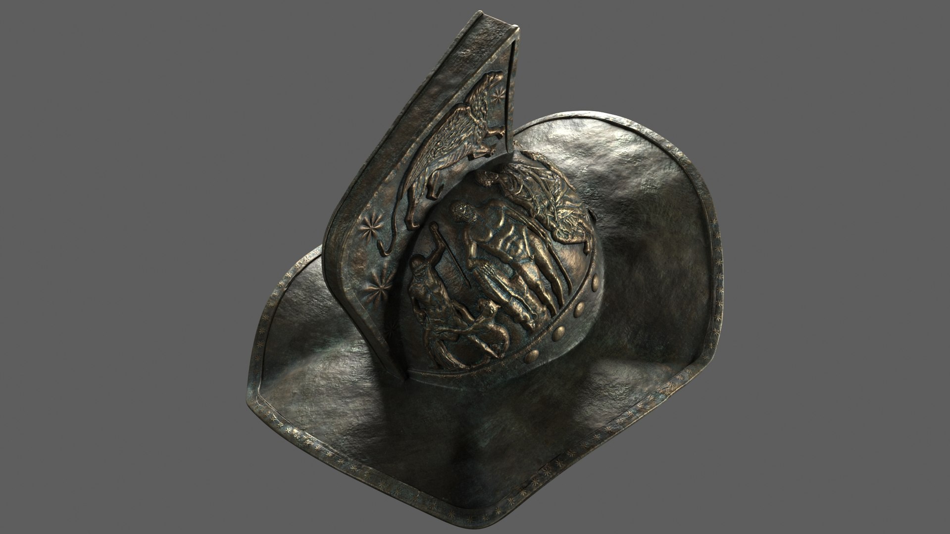 3D Gladiator Helmet https://p.turbosquid.com/ts-thumb/JG/4S0HkM/gc/shots0002/jpg/1669384532/1920x1080/fit_q87/47383d945ae39e6b80ef6a0e79dee41a029182b6/shots0002.jpg