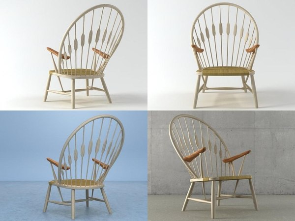 Louis Vuitton Palaver Cadeira Modelo 3d